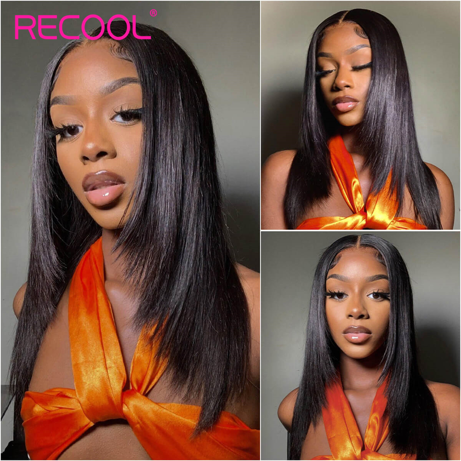 Recool Hair Straight With Layers Shoulder Length W..